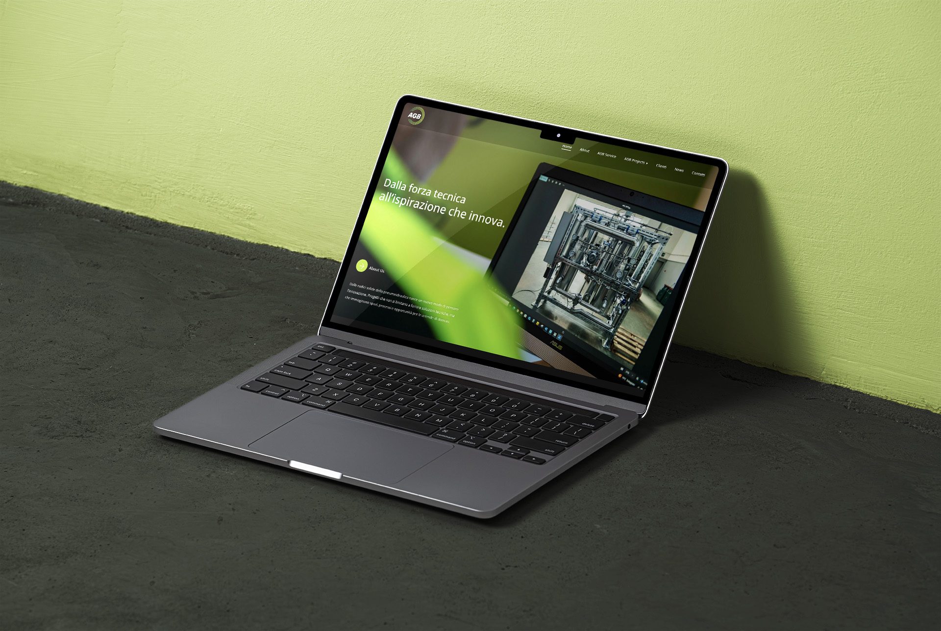 sito agb mockup