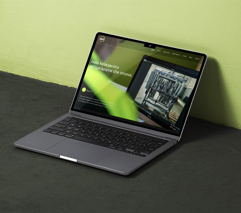 sito agb mockup